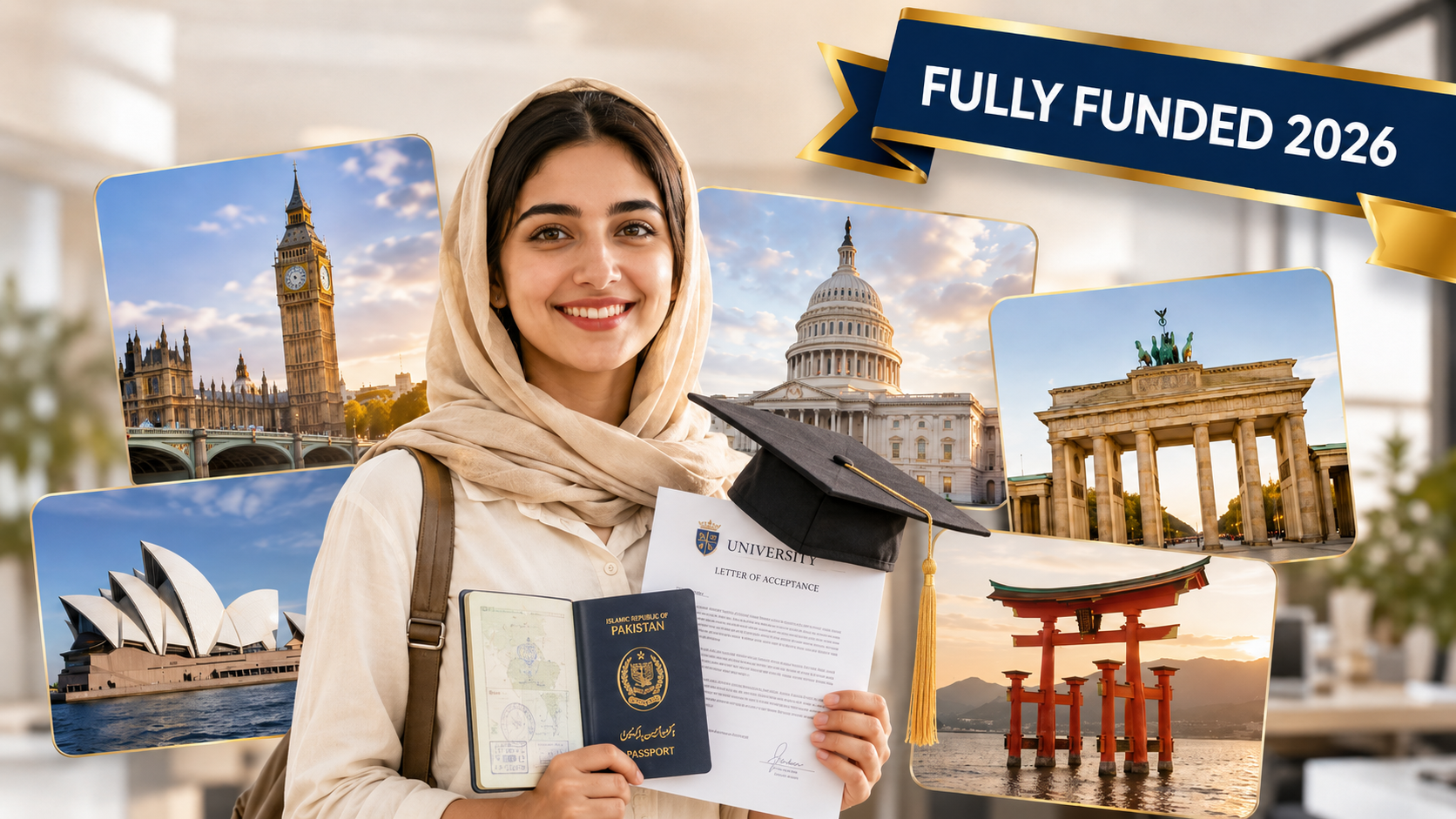 Top 15 Fully Funded Scholarships for Pakistani Students to Study Abroad in 2026